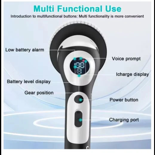 9-In-1 Multi-Function Electric Cleaning Brush